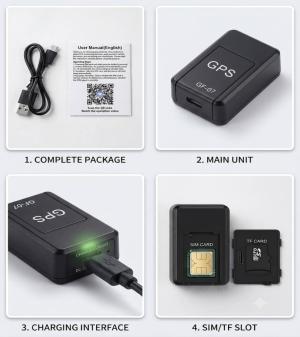 Mini Traceur GPS GF-07 – Localisateur en Temps Réel avec Carte SIM